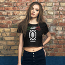 Camiseta corta para mujer