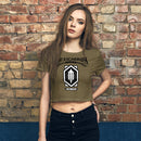 Camiseta corta para mujer